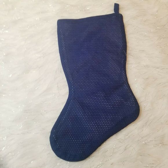 Blue Sports Christmas 25 Stocking blue basket ball - Picture 2 of 3